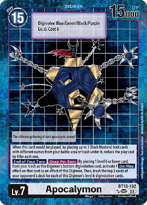 Apocalymon [BT15-102] (Special Edition Alternate Art) [Exceed Apocalypse] | Anubis Games and Hobby