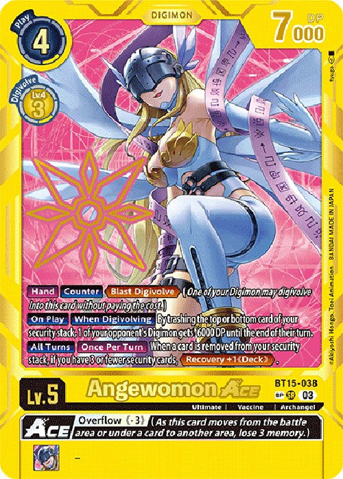 Angewomon Ace (Special Rare) [BT15-038] [Exceed Apocalypse] | Anubis Games and Hobby