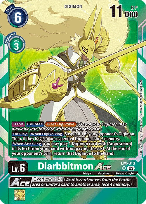 Diarbbitmon Ace [LM-013] (English Exclusive) [Exceed Apocalypse] | Anubis Games and Hobby