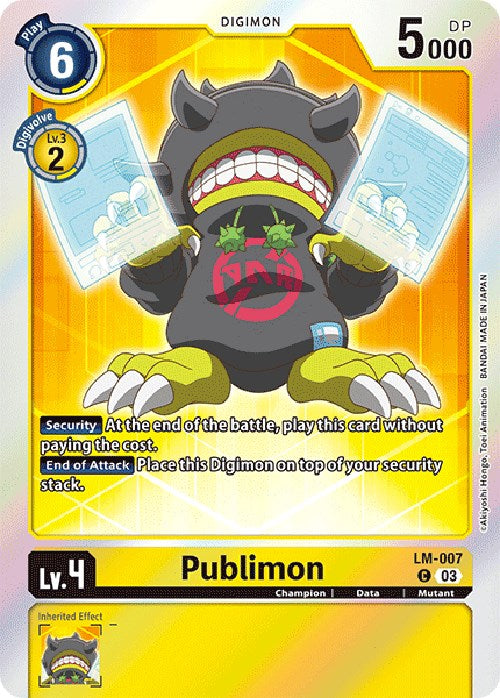 Publimon [LM-007] (English Exclusive) [Exceed Apocalypse] | Anubis Games and Hobby