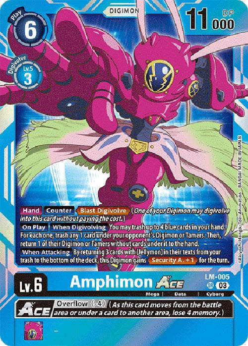 Amphimon Ace [LM-005] (English Exclusive) [Exceed Apocalypse] | Anubis Games and Hobby