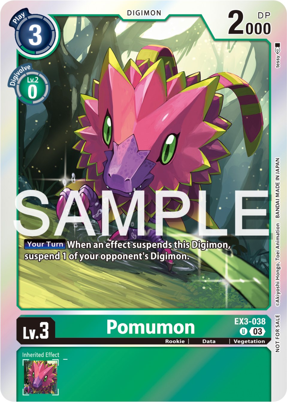 Pomumon [EX3-038] (Official Tournament Pack Vol.12) [Draconic Roar Promos] | Anubis Games and Hobby