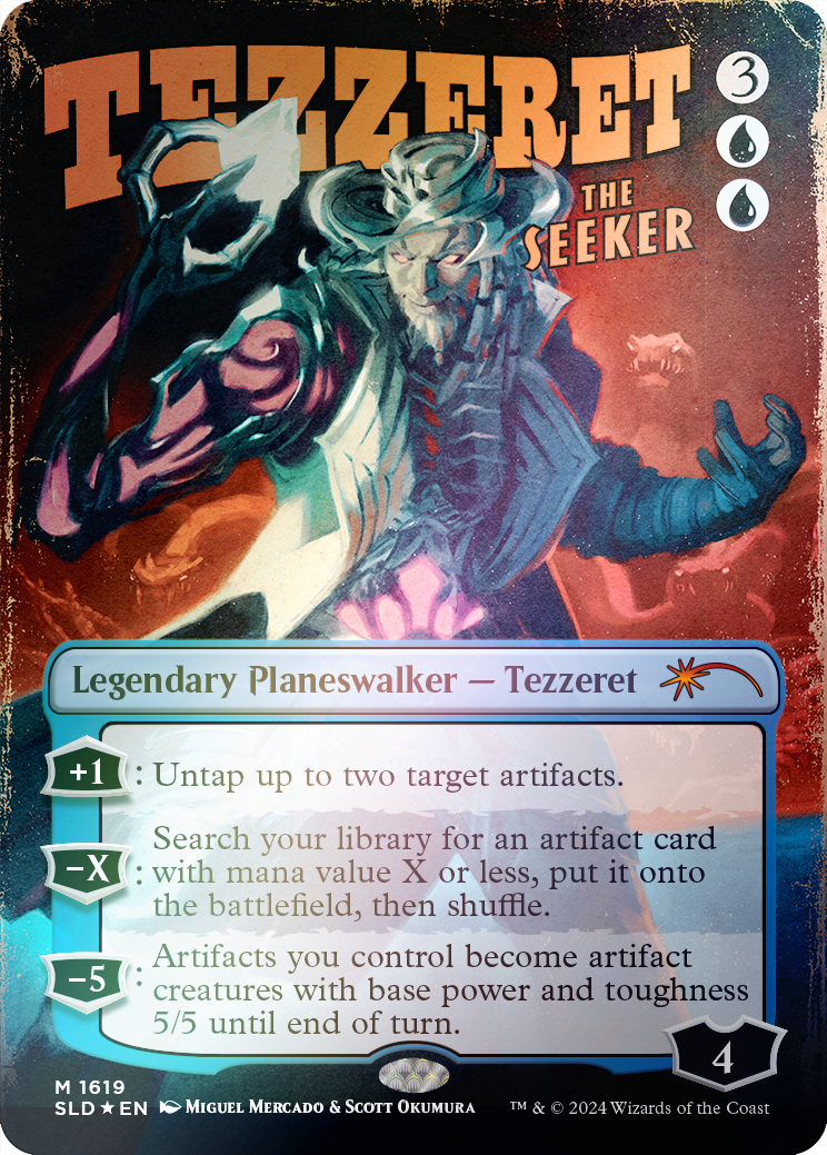 Tezzeret the Seeker (1619) (Rainbow Foil) [Secret Lair Drop Series] | Anubis Games and Hobby