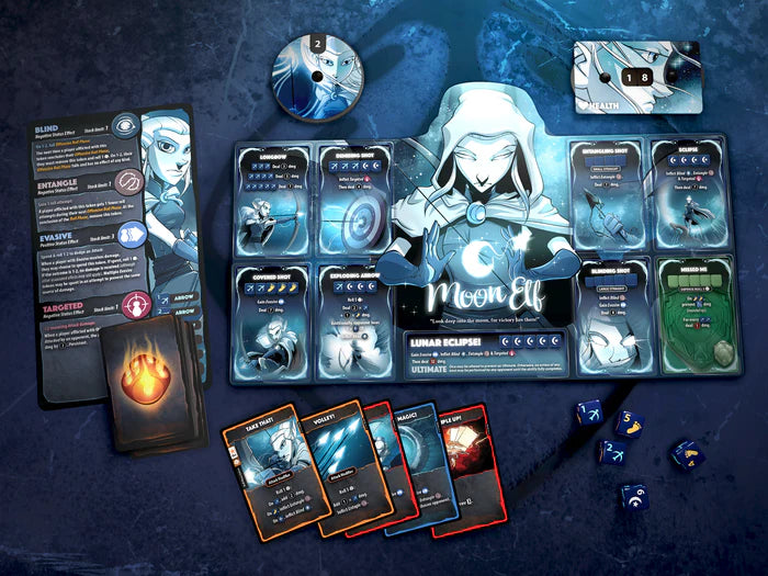 Dice Throne - Barbarian V Moon Elf | Anubis Games and Hobby