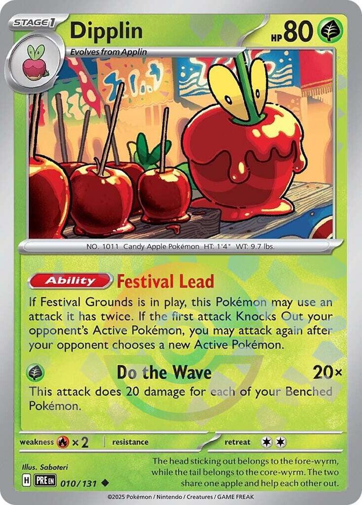 Dipplin (010/131) (Poke Ball Pattern) [Scarlet & Violet: Prismatic Evolutions] | Anubis Games and Hobby