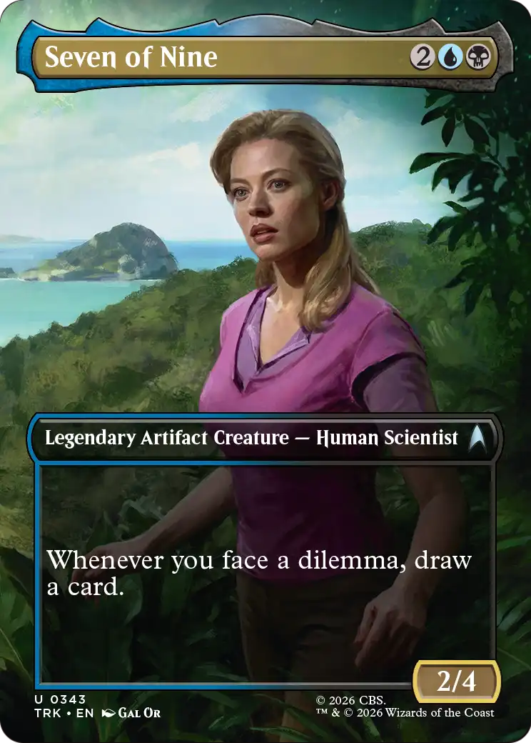 Seven of Nine (Borderless) [Star Trek] | Anubis Games and Hobby