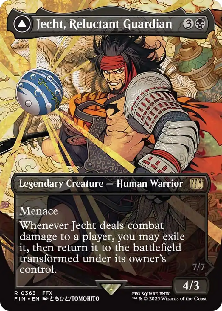 Jecht, Reluctant Guardian // Braska's Final Aeon (Borderless) [FINAL FANTASY] | Anubis Games and Hobby