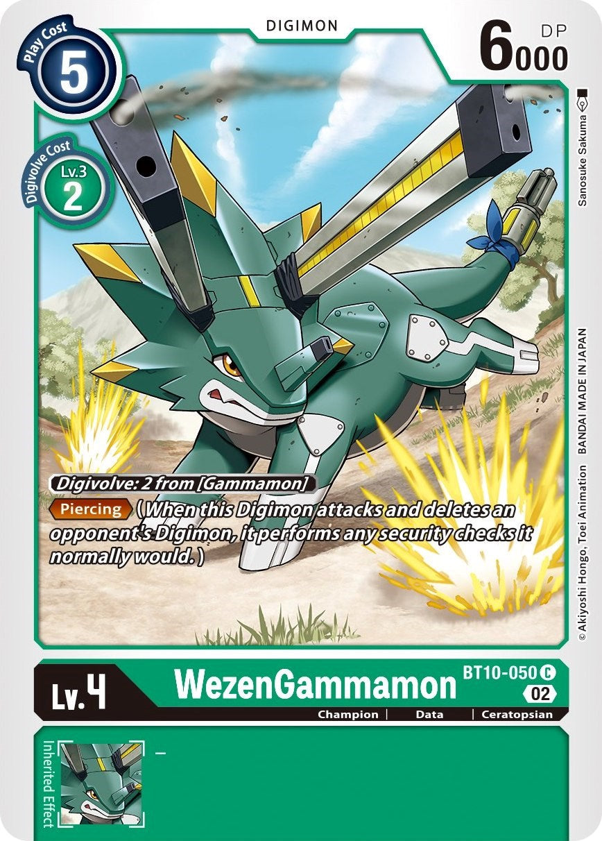 WezenGammamon [BT10-050] [Xros Encounter] | Anubis Games and Hobby