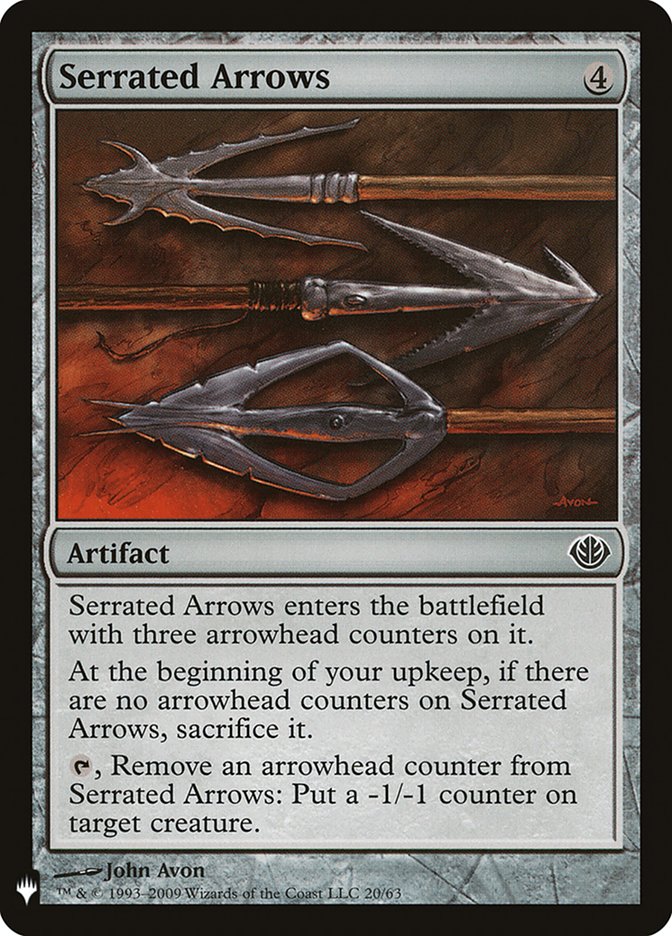 Serrated Arrows [Mystery Booster] | Anubis Games and Hobby