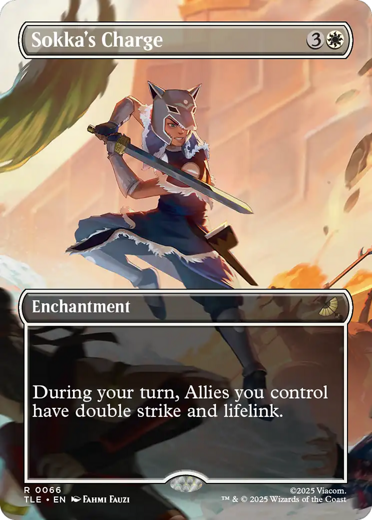 Sokka's Charge (Borderless) [Avatar: The Last Airbender: Eternal-Legal] | Anubis Games and Hobby