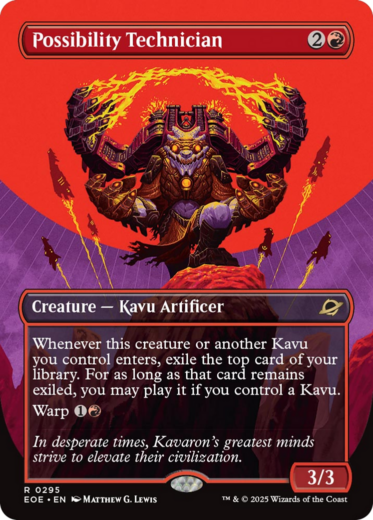 Possibility Technician (Borderless) [Edge of Eternities] | Anubis Games and Hobby