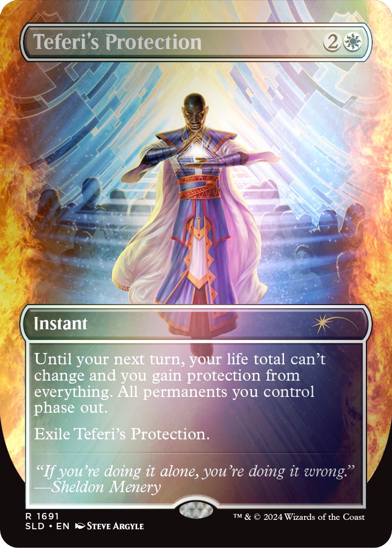 Teferi's Protection (1691) (Rainbow Foil) [Secret Lair Drop Series] | Anubis Games and Hobby