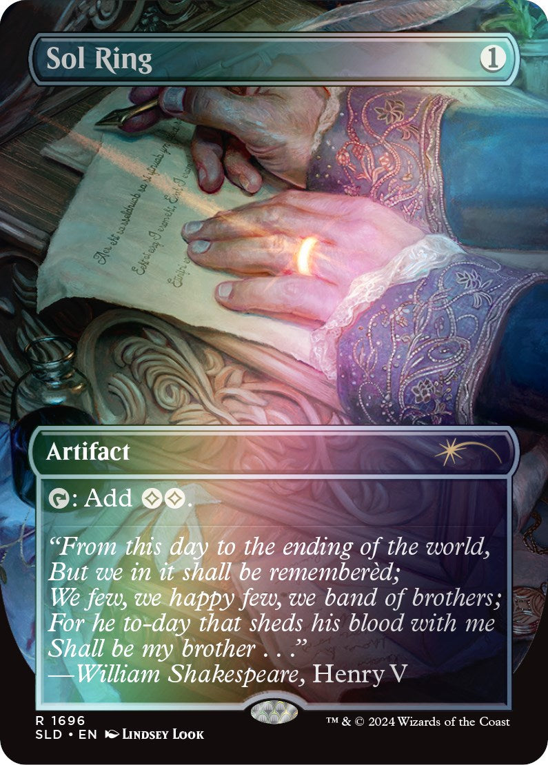 Sol Ring (1696) (Rainbow Foil) [Secret Lair: Sheldon's Spellbook] | Anubis Games and Hobby