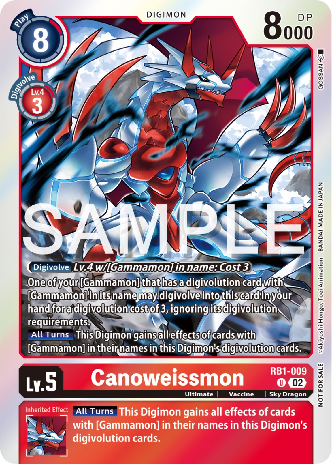 Canoweissmon [RB1-009] (Event Pack 6) [Resurgence Booster] | Anubis Games and Hobby