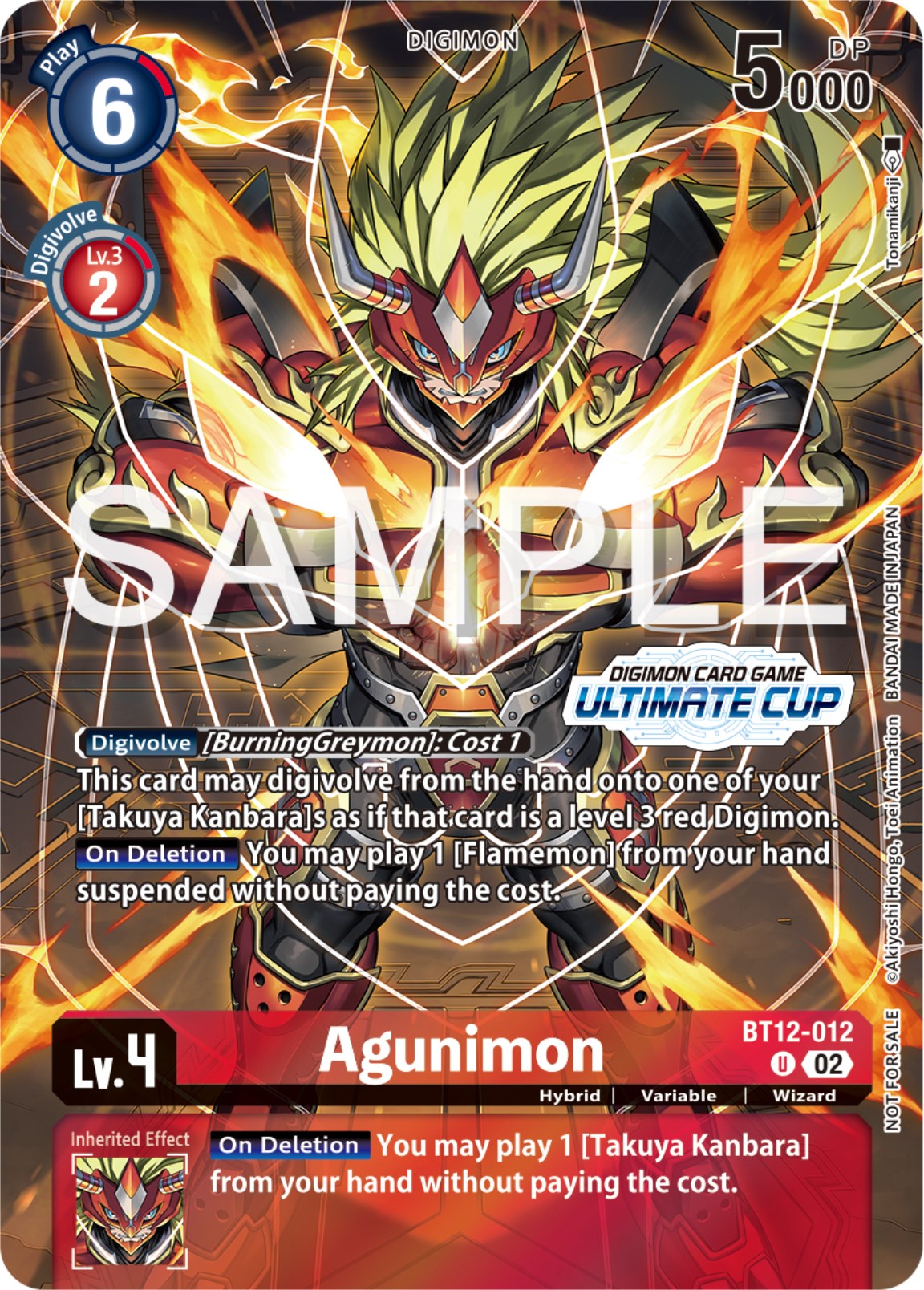 Agunimon [BT12-012] (Ultimate Cup 2024) [Across Time Promos] | Anubis Games and Hobby