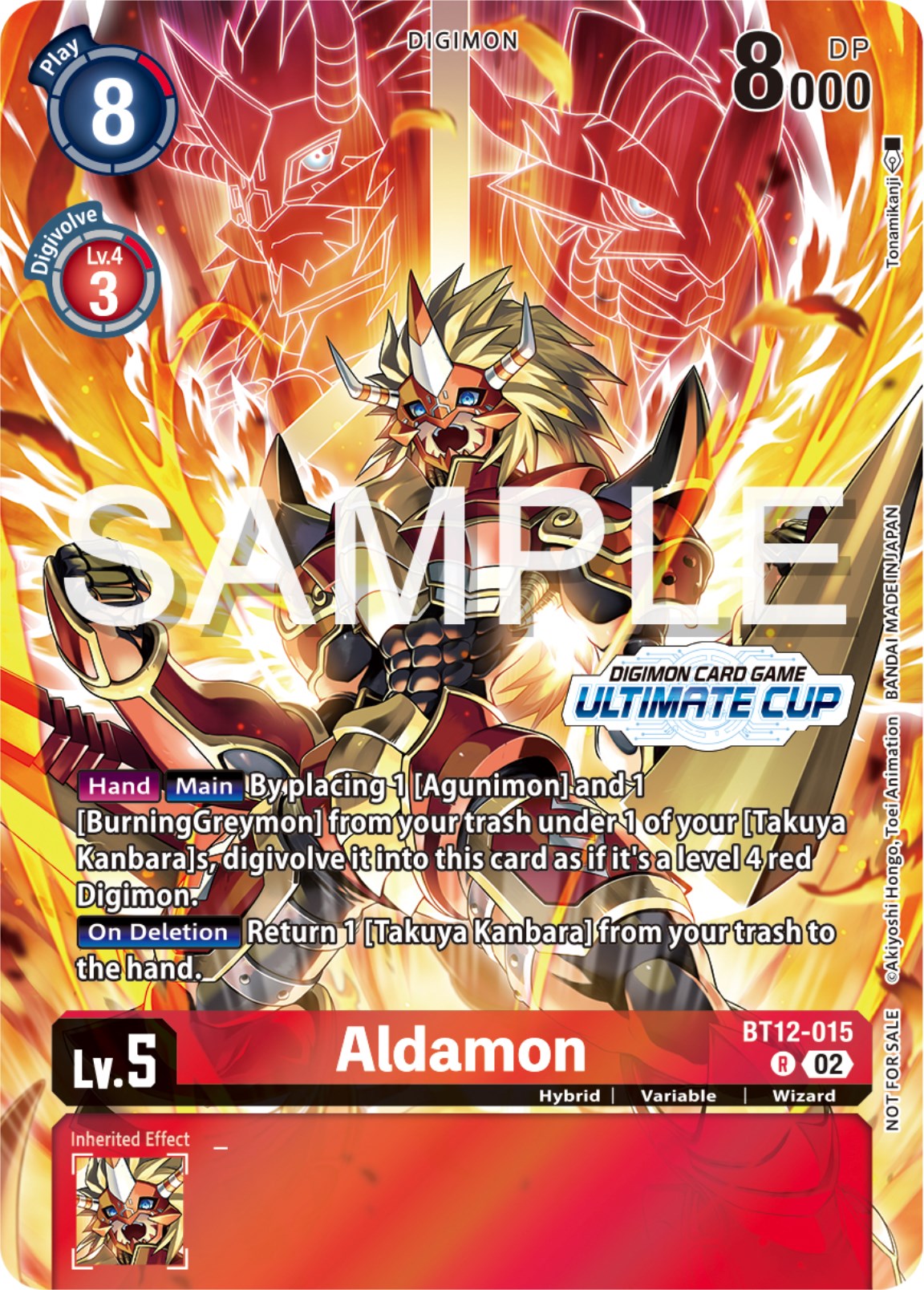 Aldamon [BT12-015] (Ultimate Cup 2024) [Across Time Promos] | Anubis Games and Hobby