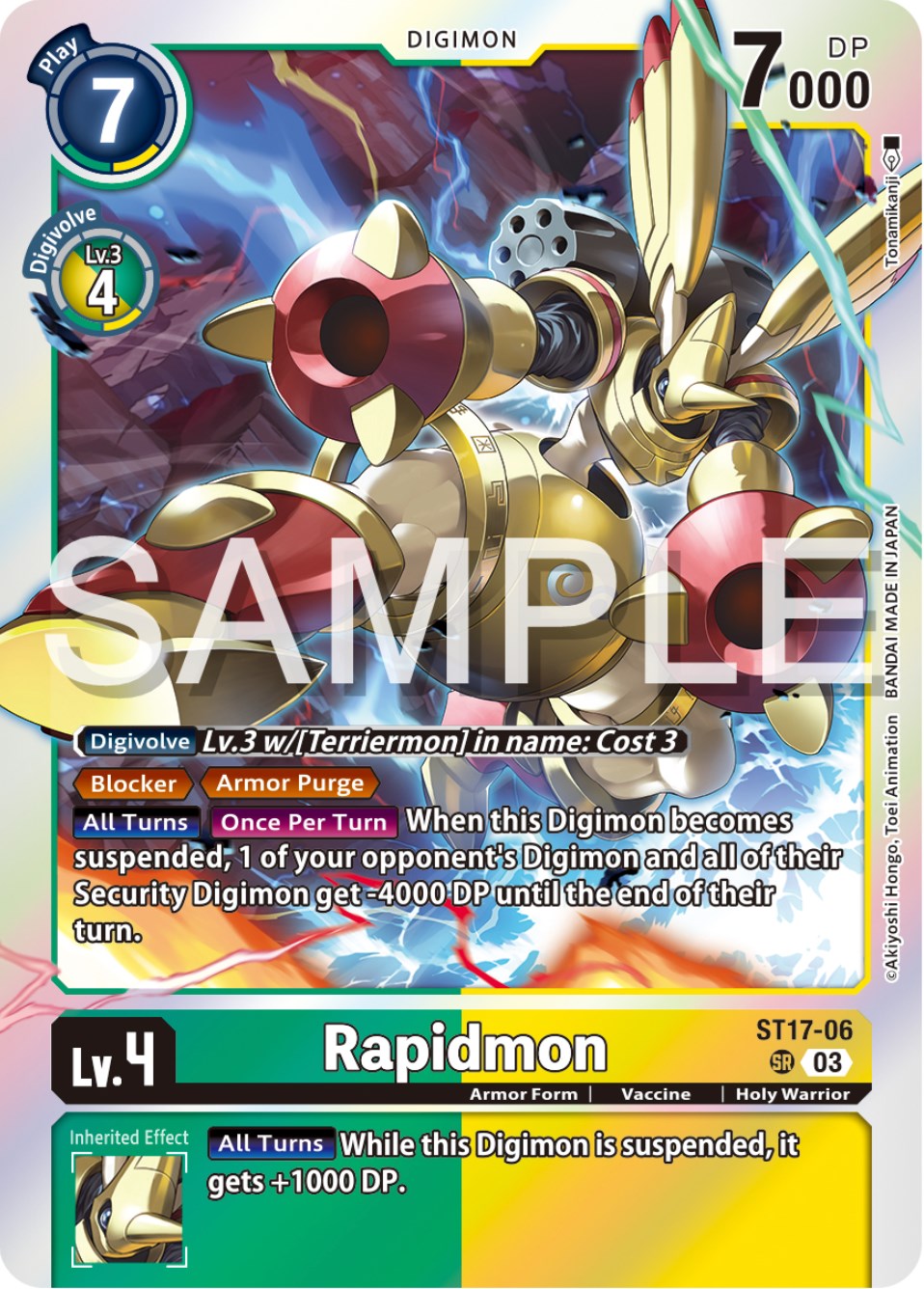 Rapidmon [ST17-06] [Starter Deck: Double Typhoon Advanced Deck Set] | Anubis Games and Hobby