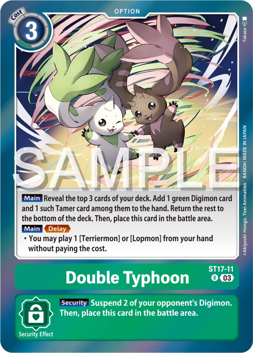 Double Typhoon [ST17-11] [Starter Deck: Double Typhoon Advanced Deck Set] | Anubis Games and Hobby