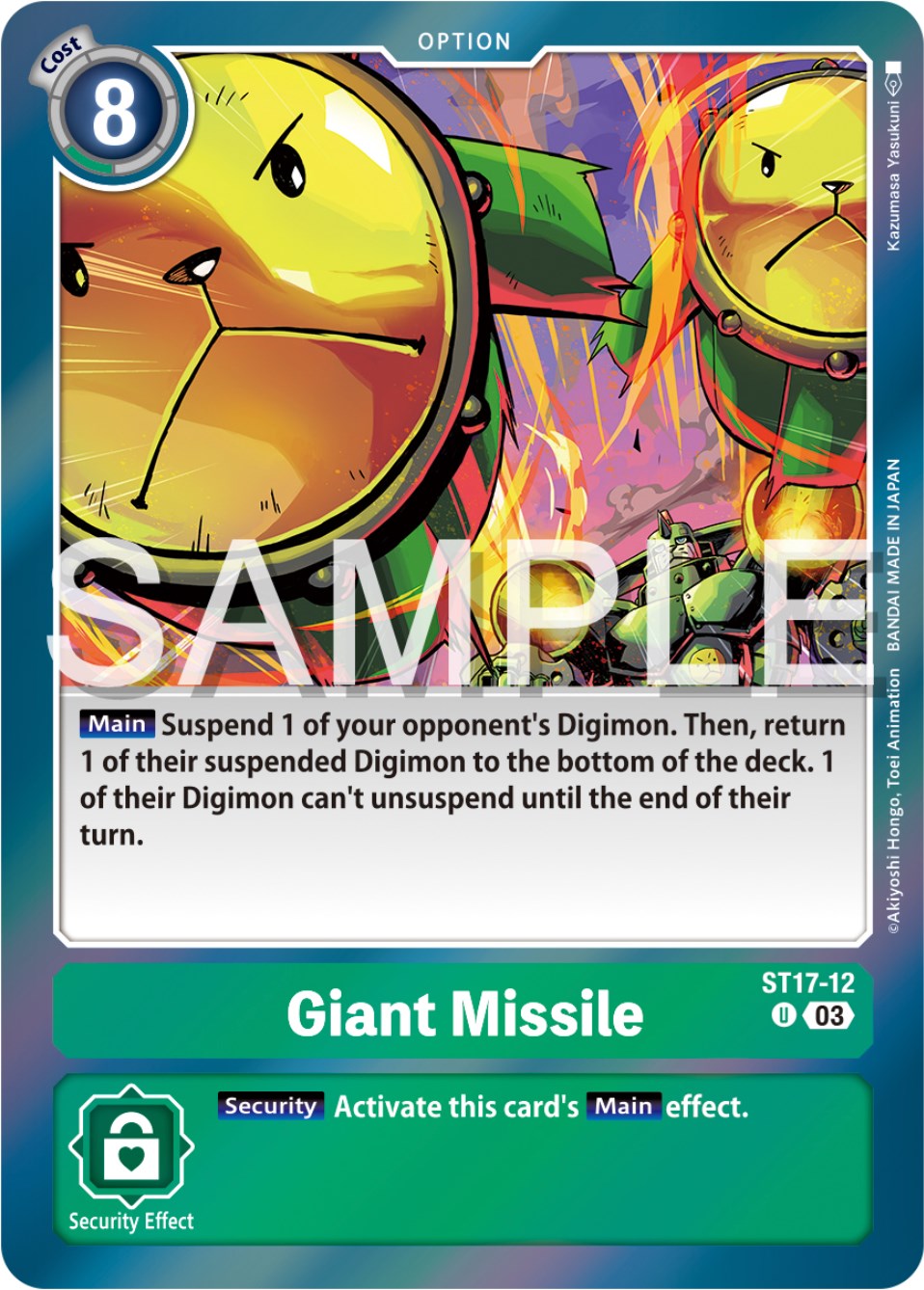 Giant Missile [ST17-12] [Starter Deck: Double Typhoon Advanced Deck Set] | Anubis Games and Hobby