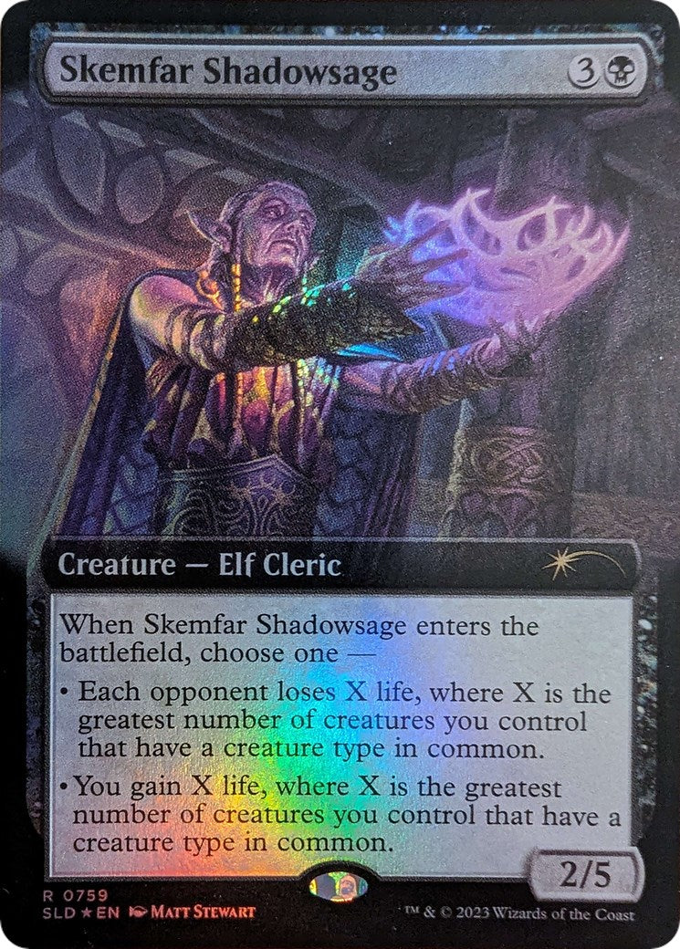 Skemfar Shadowsage (Extended Art) [Secret Lair Drop Series] | Anubis Games and Hobby