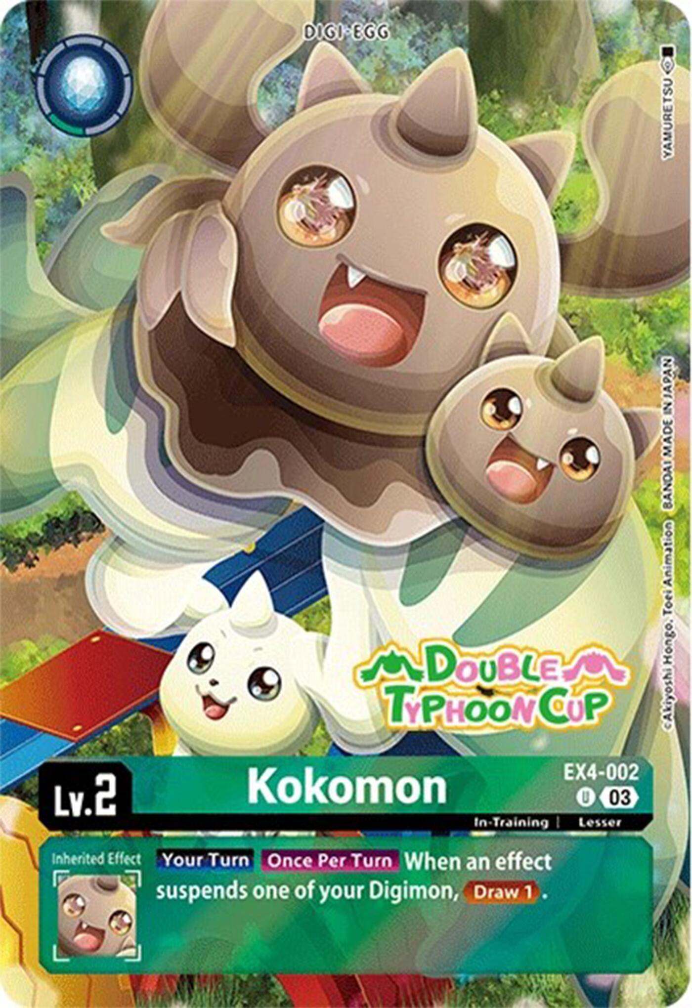 Kokomon [EX4-002] (Bonus Pack) [Starter Deck: Double Typhoon Advanced Deck Set Pre-Release Cards] | Anubis Games and Hobby