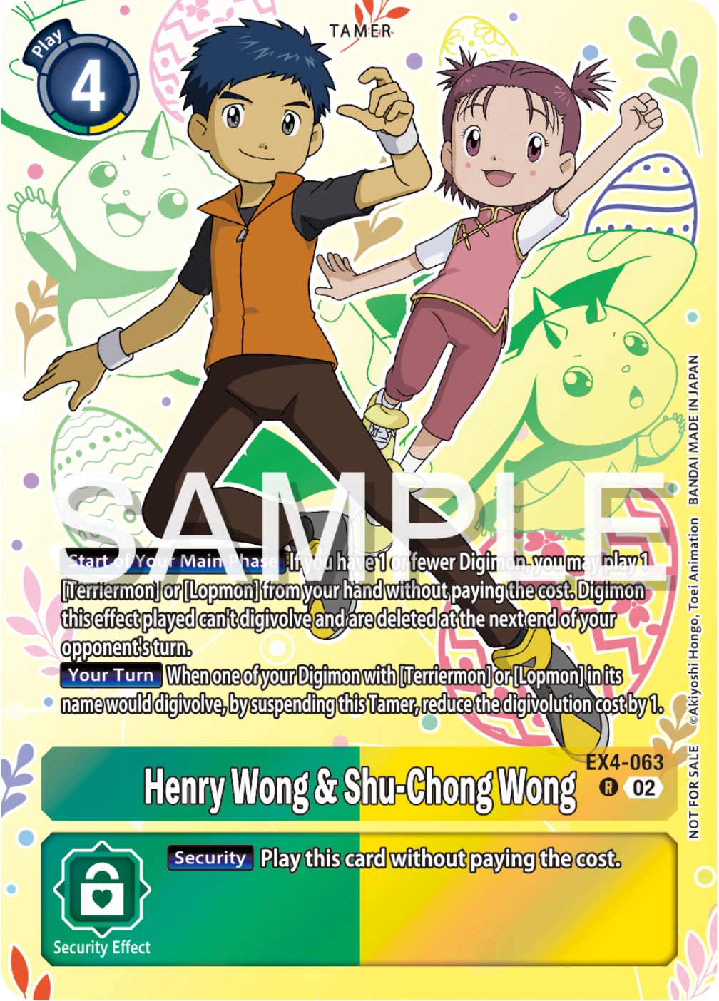 Henry Wong & Shu-Chong Wong [EX4-063] (Spring Break Event 2024) [Alternative Being Booster Promos] | Anubis Games and Hobby