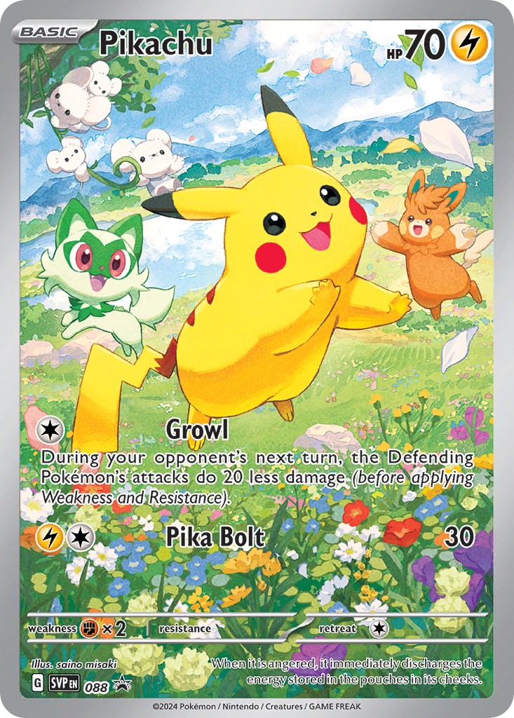 Pikachu (088) [Scarlet & Violet: Black Star Promos] | Anubis Games and Hobby