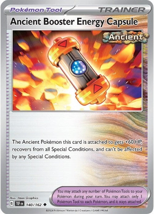Ancient Booster Energy Capsule (140/162) [Scarlet & Violet: Temporal Forces] | Anubis Games and Hobby