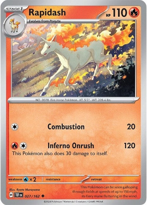 Rapidash (027/162) [Scarlet & Violet: Temporal Forces] | Anubis Games and Hobby