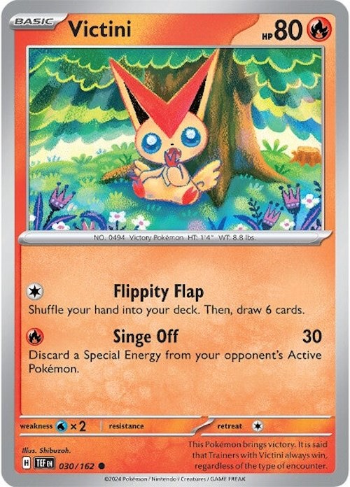 Victini (030/162) [Scarlet & Violet: Temporal Forces] | Anubis Games and Hobby