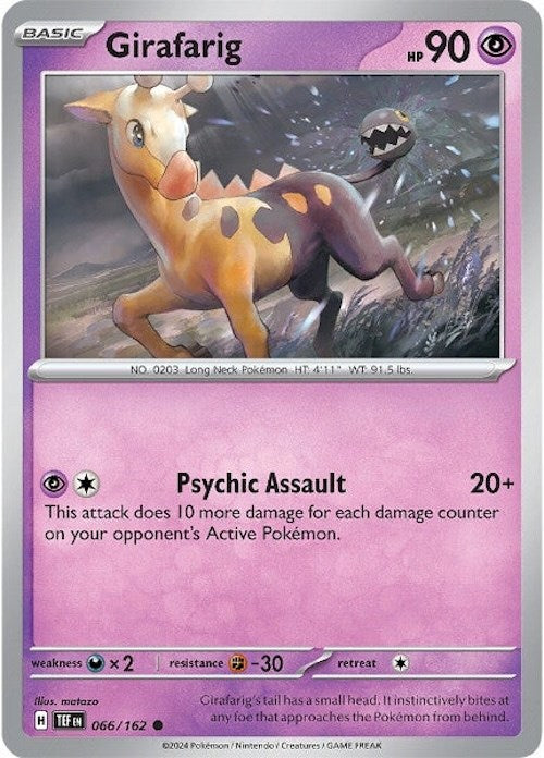 Girafarig (066/162) [Scarlet & Violet: Temporal Forces] | Anubis Games and Hobby
