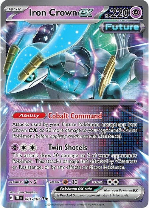 Iron Crown ex (081/162) [Scarlet & Violet: Temporal Forces] | Anubis Games and Hobby