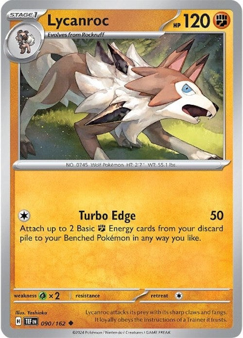 Lycanroc (090/162) [Scarlet & Violet: Temporal Forces] | Anubis Games and Hobby