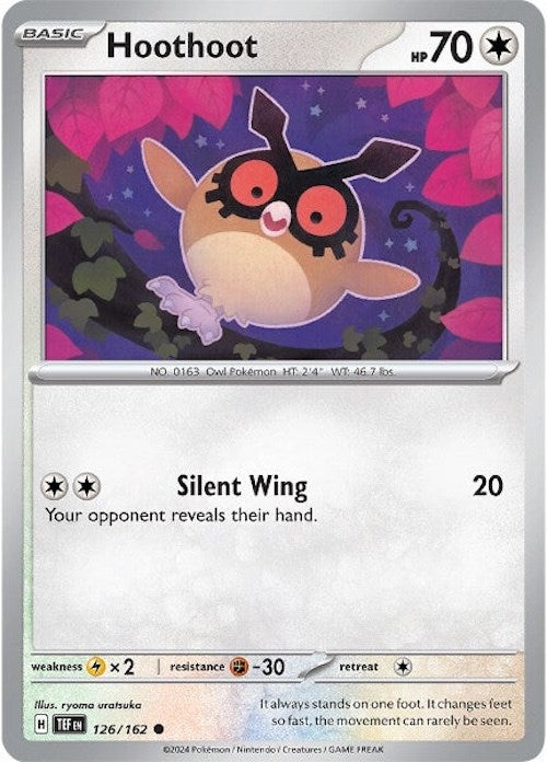 Hoothoot (126/162) [Scarlet & Violet: Temporal Forces] | Anubis Games and Hobby