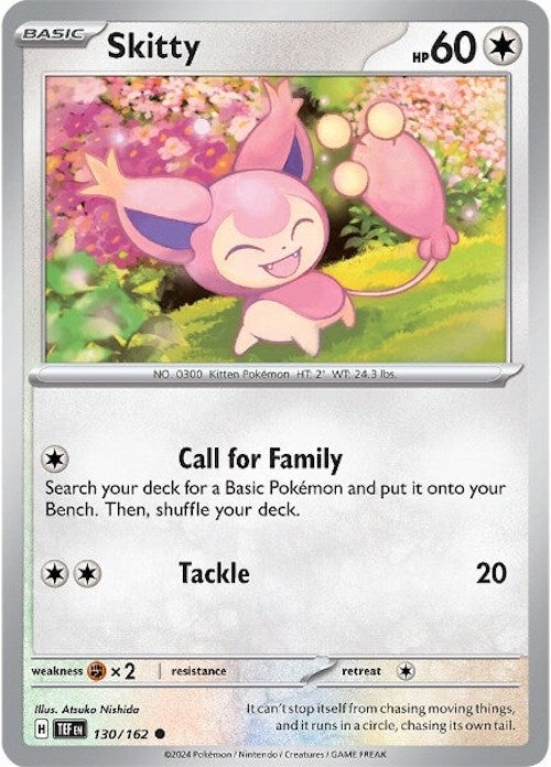 Skitty (130/162) [Scarlet & Violet: Temporal Forces] | Anubis Games and Hobby