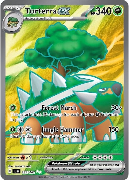 Torterra ex (185/162) [Scarlet & Violet: Temporal Forces] | Anubis Games and Hobby