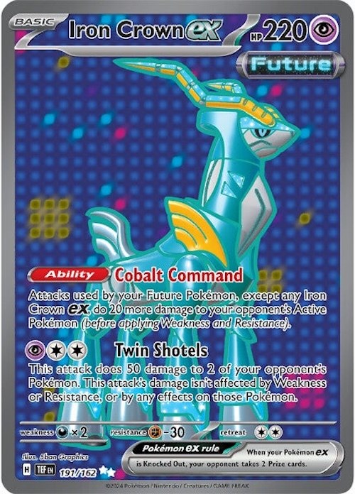 Iron Crown ex (191/162) [Scarlet & Violet: Temporal Forces] | Anubis Games and Hobby