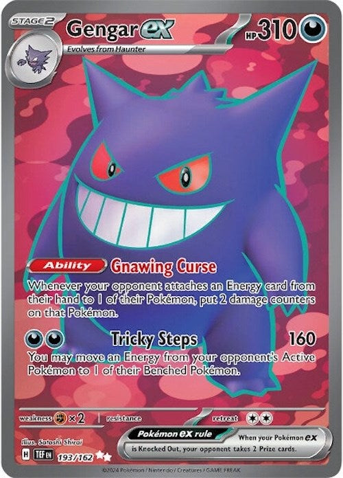 Gengar ex (193/162) [Scarlet & Violet: Temporal Forces] | Anubis Games and Hobby