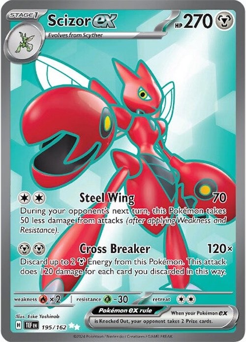 Scizor ex (195/162) [Scarlet & Violet: Temporal Forces] | Anubis Games and Hobby