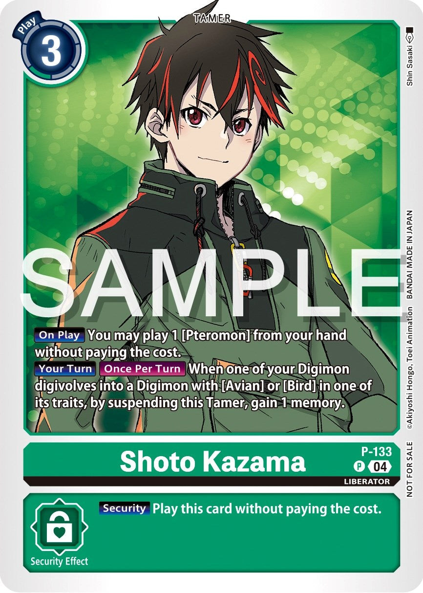 Shoto Kazama [P-133] [Promotional Cards] | Anubis Games and Hobby