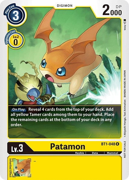 Patamon [BT1-048] (Official Tournament Pack Vol.3) [Release Special Booster Promos] | Anubis Games and Hobby