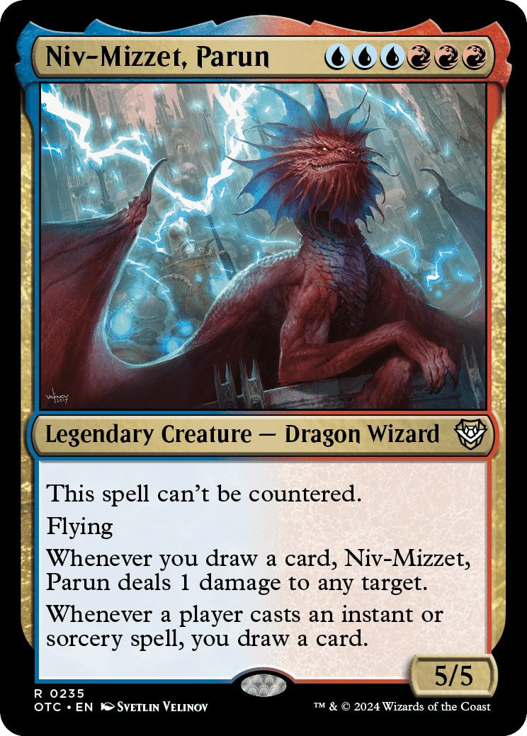 Niv-Mizzet, Parun [Outlaws of Thunder Junction Commander] | Anubis Games and Hobby