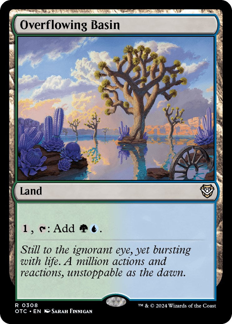 Overflowing Basin [Outlaws of Thunder Junction Commander] | Anubis Games and Hobby
