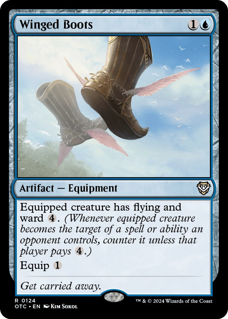 Winged Boots [Outlaws of Thunder Junction Commander] | Anubis Games and Hobby