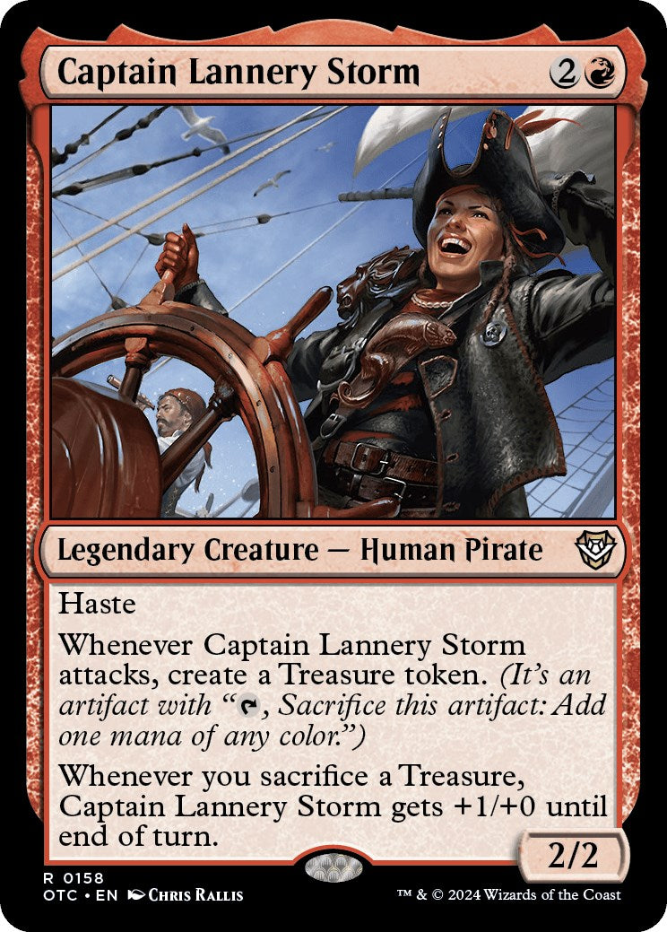 Captain Lannery Storm [Outlaws of Thunder Junction Commander] | Anubis Games and Hobby