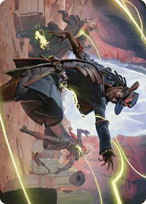 Lilah, Undefeated Slickshot Art Card [Outlaws of Thunder Junction Art Series] | Anubis Games and Hobby