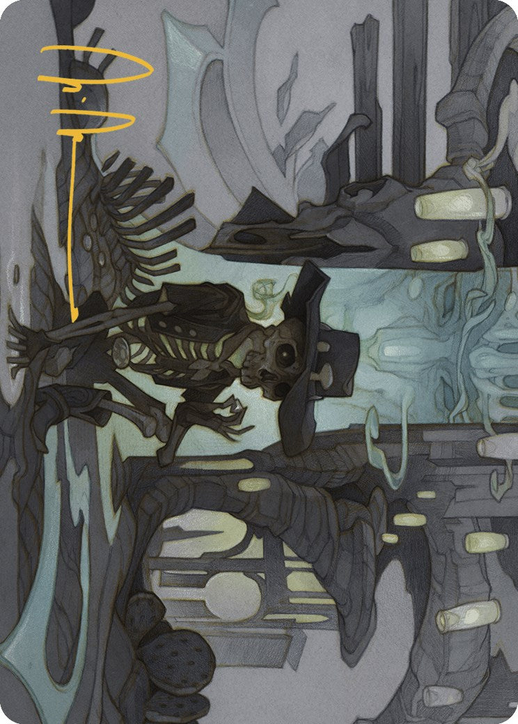 Tinybones Joins Up Art Card (Gold-Stamped Signature) [Outlaws of Thunder Junction Art Series] | Anubis Games and Hobby