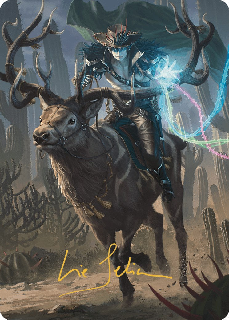 Oko, the Ringleader Art Card (54/54) (Gold-Stamped Signature) [Outlaws of Thunder Junction Art Series] | Anubis Games and Hobby