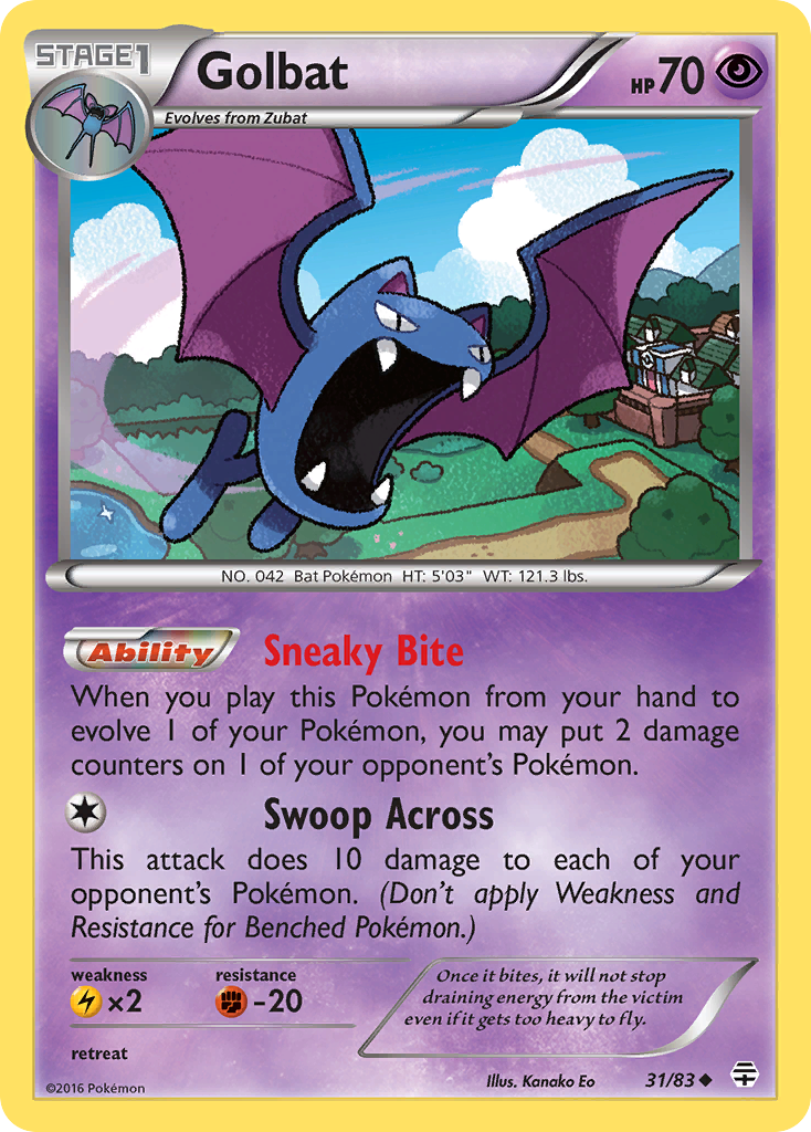 Golbat (31/83) [XY: Generations] | Anubis Games and Hobby