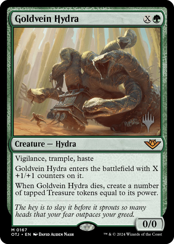 Goldvein Hydra (Promo Pack) [Outlaws of Thunder Junction Promos] | Anubis Games and Hobby